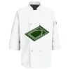 Eight Pearl Button Chef Coat with Thermometer Pocket Thumbnail