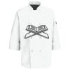 Eight Pearl Button Chef Coat with Thermometer Pocket Thumbnail