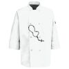 Eight Pearl Button Chef Coat with Thermometer Pocket Thumbnail