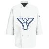 Eight Pearl Button Chef Coat with Thermometer Pocket Thumbnail