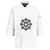 Eight Pearl Button Chef Coat with Thermometer Pocket Thumbnail