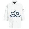 Eight Pearl Button Chef Coat with Thermometer Pocket Thumbnail