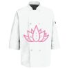Eight Pearl Button Chef Coat with Thermometer Pocket Thumbnail