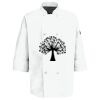 Eight Pearl Button Chef Coat with Thermometer Pocket Thumbnail