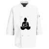 Eight Pearl Button Chef Coat with Thermometer Pocket Thumbnail