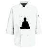 Eight Pearl Button Chef Coat with Thermometer Pocket Thumbnail