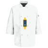 Eight Pearl Button Chef Coat with Thermometer Pocket Thumbnail