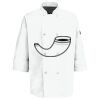 Eight Pearl Button Chef Coat with Thermometer Pocket Thumbnail