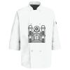 Eight Pearl Button Chef Coat with Thermometer Pocket Thumbnail