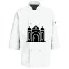 Eight Pearl Button Chef Coat with Thermometer Pocket Thumbnail