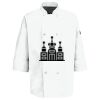 Eight Pearl Button Chef Coat with Thermometer Pocket Thumbnail
