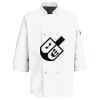 Eight Pearl Button Chef Coat with Thermometer Pocket Thumbnail