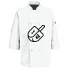Eight Pearl Button Chef Coat with Thermometer Pocket Thumbnail