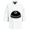 Eight Pearl Button Chef Coat with Thermometer Pocket Thumbnail