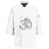 Eight Pearl Button Chef Coat with Thermometer Pocket Thumbnail