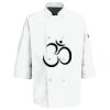 Eight Pearl Button Chef Coat with Thermometer Pocket Thumbnail