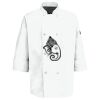 Eight Pearl Button Chef Coat with Thermometer Pocket Thumbnail