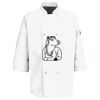 Eight Pearl Button Chef Coat with Thermometer Pocket Thumbnail