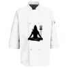 Eight Pearl Button Chef Coat with Thermometer Pocket Thumbnail