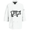 Eight Pearl Button Chef Coat with Thermometer Pocket Thumbnail