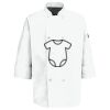 Eight Pearl Button Chef Coat with Thermometer Pocket Thumbnail