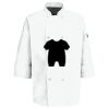 Eight Pearl Button Chef Coat with Thermometer Pocket Thumbnail