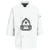 Eight Pearl Button Chef Coat with Thermometer Pocket Thumbnail