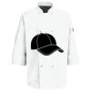 Eight Pearl Button Chef Coat with Thermometer Pocket Thumbnail