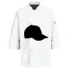 Eight Pearl Button Chef Coat with Thermometer Pocket Thumbnail