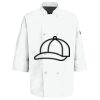 Eight Pearl Button Chef Coat with Thermometer Pocket Thumbnail