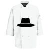 Eight Pearl Button Chef Coat with Thermometer Pocket Thumbnail