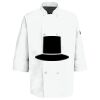 Eight Pearl Button Chef Coat with Thermometer Pocket Thumbnail