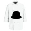 Eight Pearl Button Chef Coat with Thermometer Pocket Thumbnail