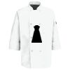 Eight Pearl Button Chef Coat with Thermometer Pocket Thumbnail