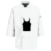 Eight Pearl Button Chef Coat with Thermometer Pocket Thumbnail