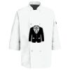 Eight Pearl Button Chef Coat with Thermometer Pocket Thumbnail