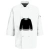 Eight Pearl Button Chef Coat with Thermometer Pocket Thumbnail