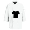 Eight Pearl Button Chef Coat with Thermometer Pocket Thumbnail