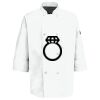 Eight Pearl Button Chef Coat with Thermometer Pocket Thumbnail