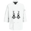 Eight Pearl Button Chef Coat with Thermometer Pocket Thumbnail