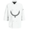 Eight Pearl Button Chef Coat with Thermometer Pocket Thumbnail