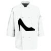 Eight Pearl Button Chef Coat with Thermometer Pocket Thumbnail