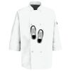 Eight Pearl Button Chef Coat with Thermometer Pocket Thumbnail