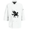 Eight Pearl Button Chef Coat with Thermometer Pocket Thumbnail