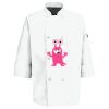 Eight Pearl Button Chef Coat with Thermometer Pocket Thumbnail