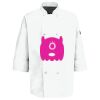 Eight Pearl Button Chef Coat with Thermometer Pocket Thumbnail