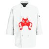 Eight Pearl Button Chef Coat with Thermometer Pocket Thumbnail