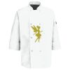 Eight Pearl Button Chef Coat with Thermometer Pocket Thumbnail