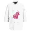 Eight Pearl Button Chef Coat with Thermometer Pocket Thumbnail