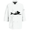 Eight Pearl Button Chef Coat with Thermometer Pocket Thumbnail